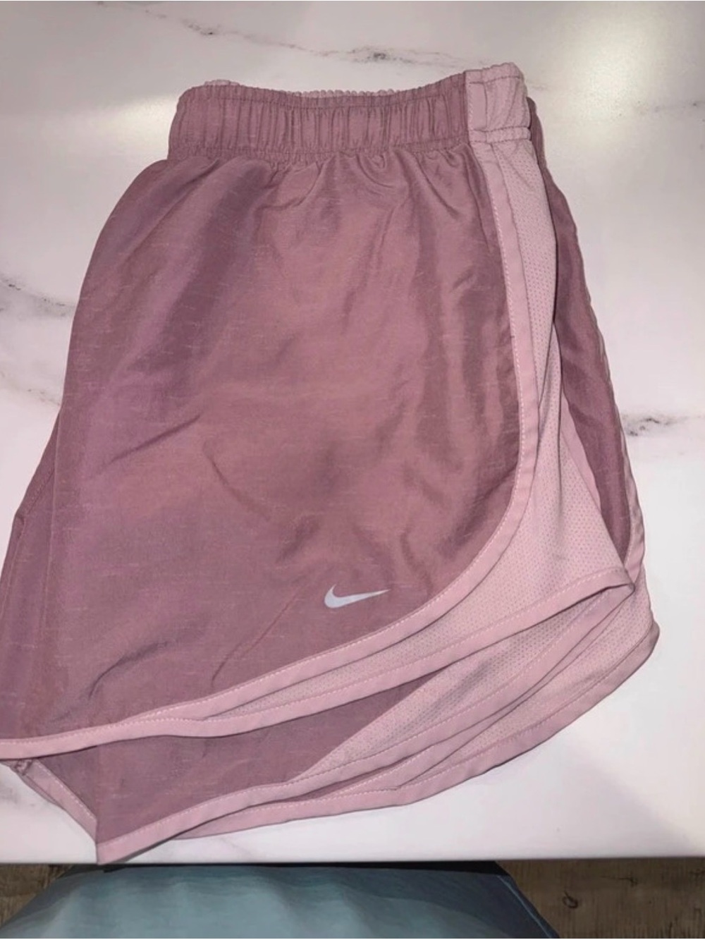 Nike Women's Dusty Pink Athletic Running Shorts